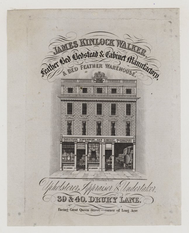 内阁制造商，James Kinlock Walker，交易卡 作者 英语学校