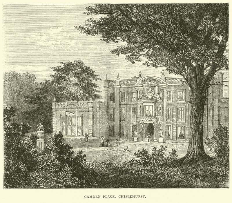 卡姆登广场，Chislehurst，1870年9月 作者 英语学校
