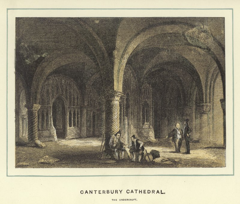 坎特伯雷大教堂，undercroft 作者 英语学校
