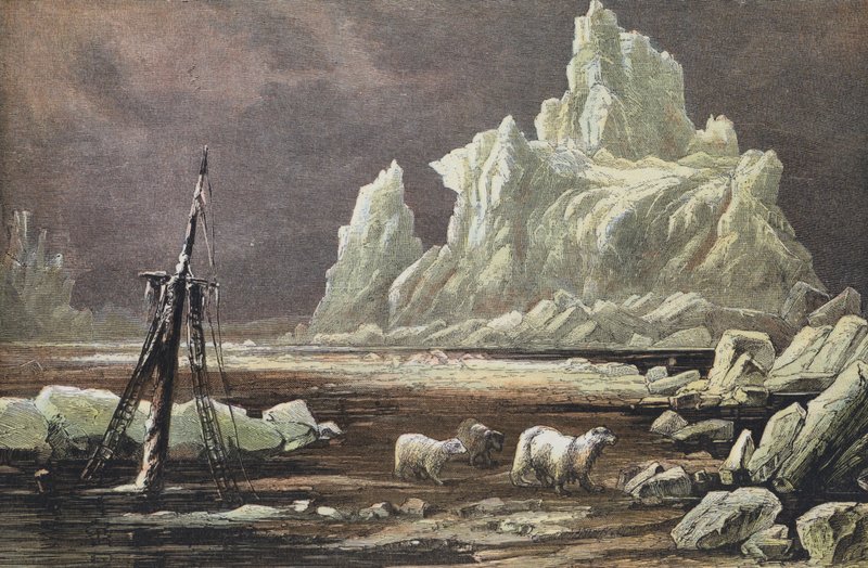 Cape Omman, Northern Siberia (coloured engraving) 作者 英语学校