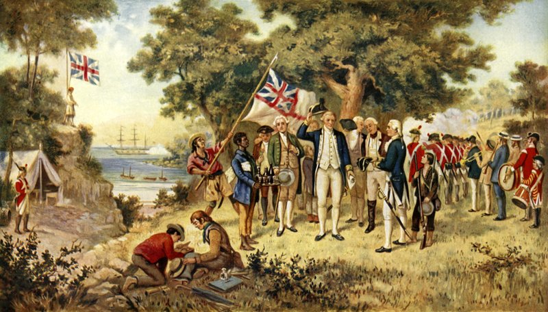 库克船长于1770年占领新南威尔士州 作者 英语学校