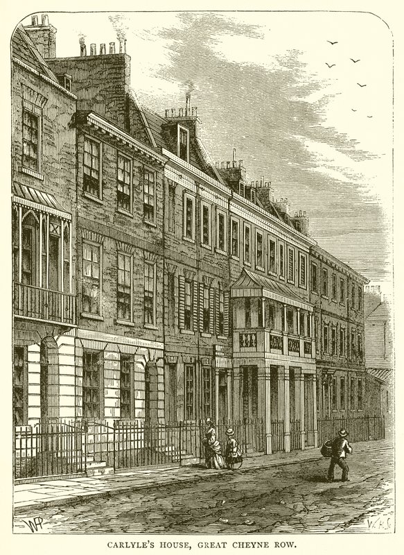 Carlyles House，大Cheyne Row 作者 英语学校