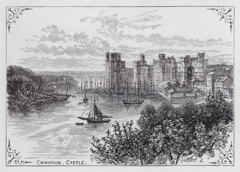 Carnarvon Castle (engraving) 作者 英语学校