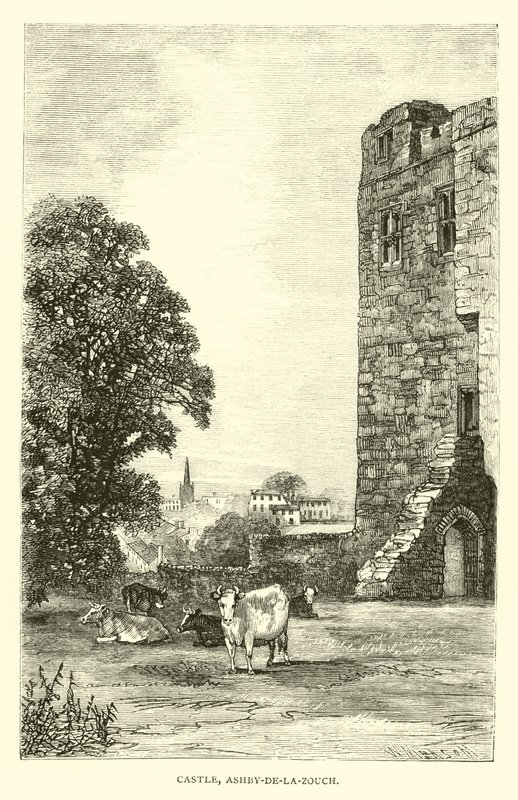 城堡，Ashby-de-la-Zouch 作者 英语学校
