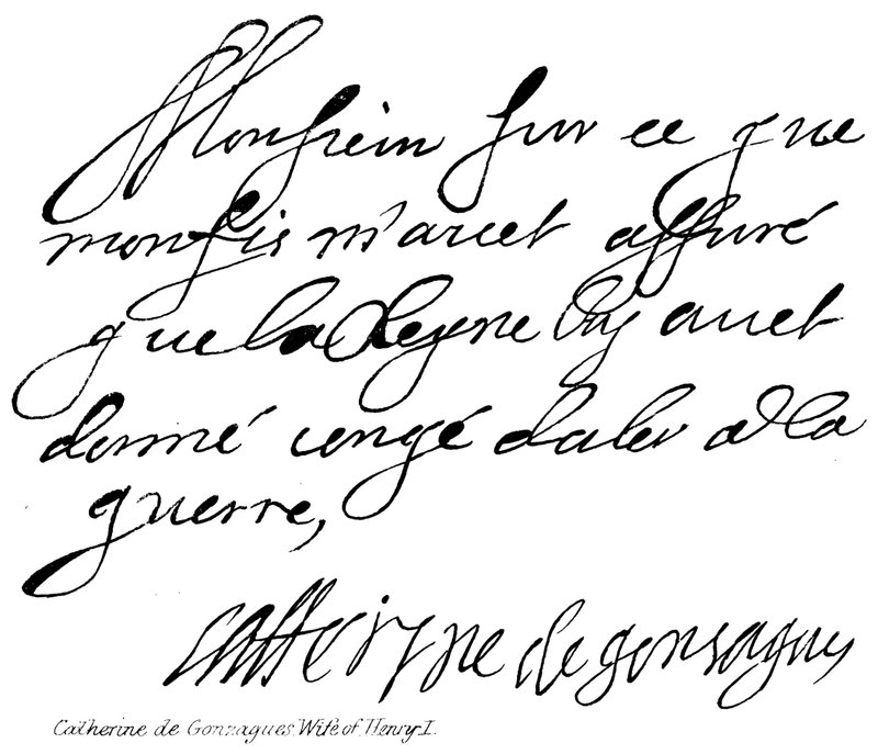 Catherine de Gonzagues，Henry I的妻子 作者 英语学校