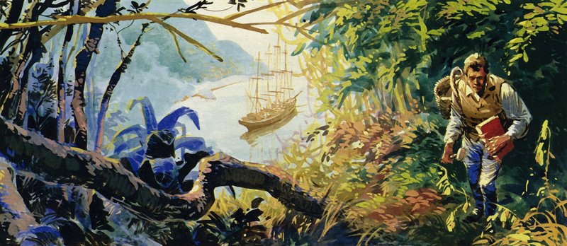 查尔斯·达尔文登上了HMS Beagle，因为它正在调查南美洲的海岸 作者 英语学校