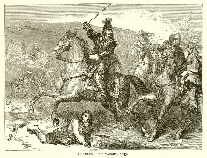 查理一世在Naseby，1645年 作者 英语学校
