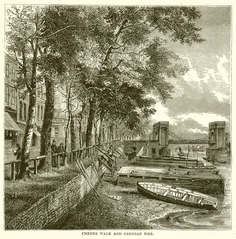Cheyne Walk和Cadogan Pier 作者 英语学校