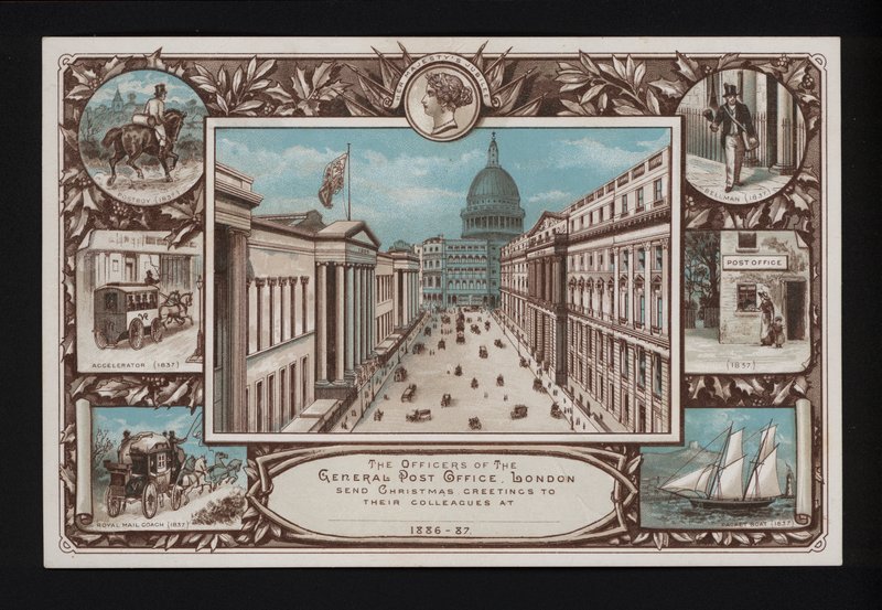 Christmas greetings card from the General Post Office, London 作者 英语学校