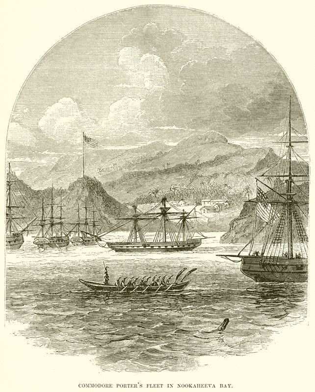 Noocaheeva湾的Commodore Porters Fleet 作者 英语学校