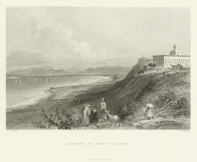 1837年卡梅尔山修道院 作者 英语学校