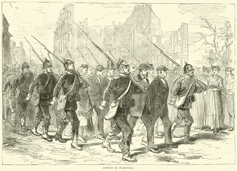 1870年10月，囚犯的车队 作者 英语学校