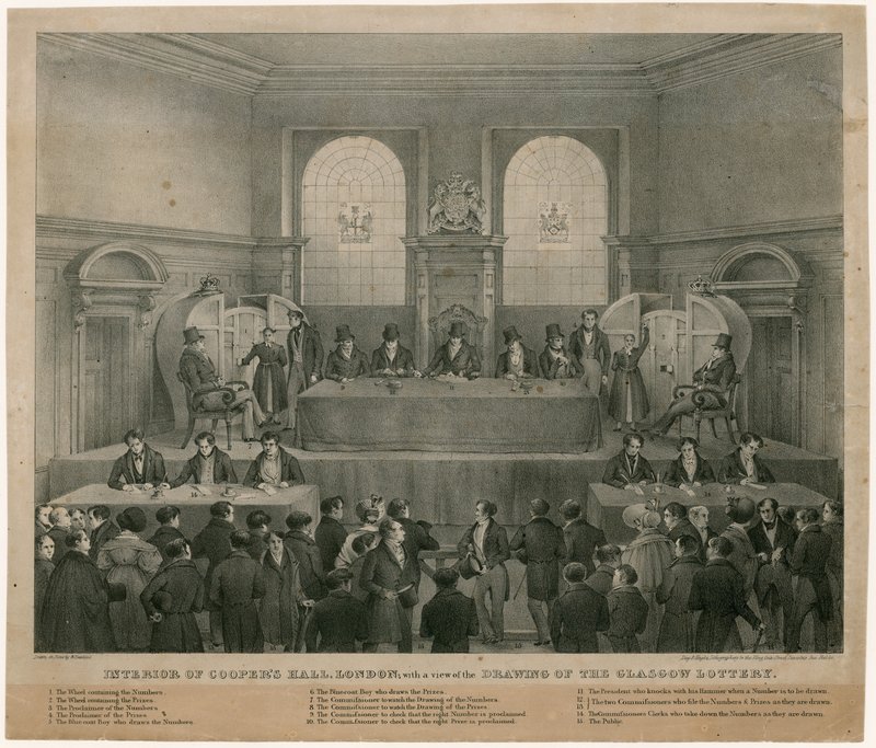 Coopers Hall  - 绘制格拉斯哥彩票 作者 英语学校