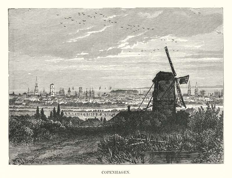 Copenhagen (engraving) 作者 英语学校
