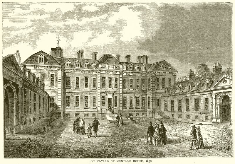 1830年Montagu House的Court-Yard 作者 英语学校