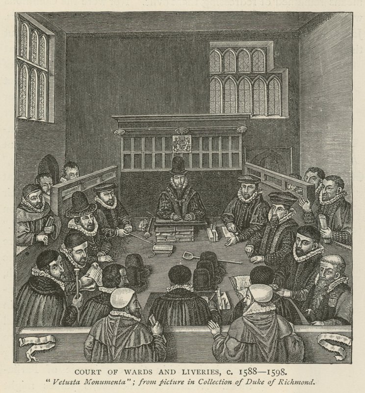 Court of Wards and Liveries，大约1588-1589 作者 英语学校