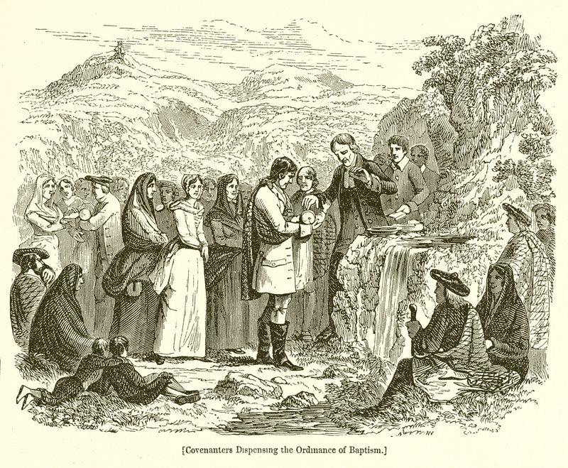 Covenanters Dispening the Baptism 作者 英语学校
