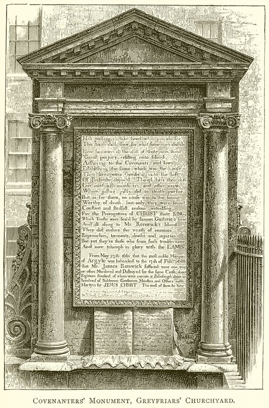Covenanters Monument，Greyfriars Churchyard 作者 英语学校