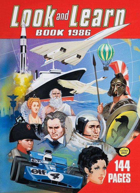 封面1986年的Look and Learn Book 作者 英语学校