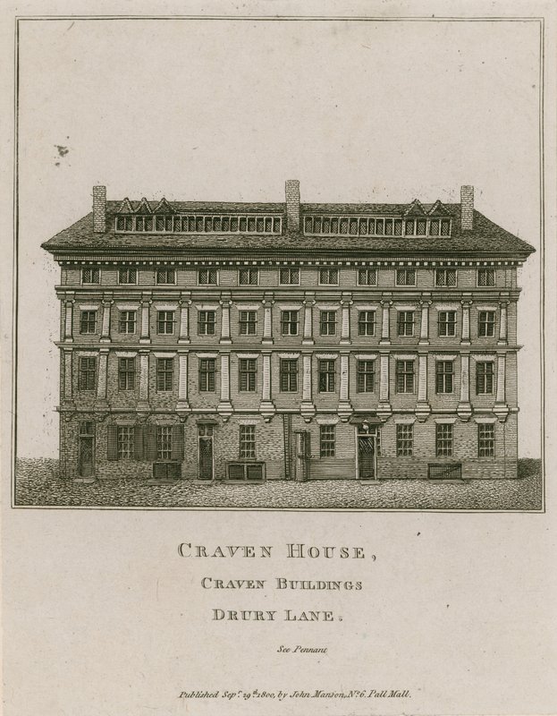 Craven House，Craven Buildings，Drury Lane，伦敦 作者 英语学校