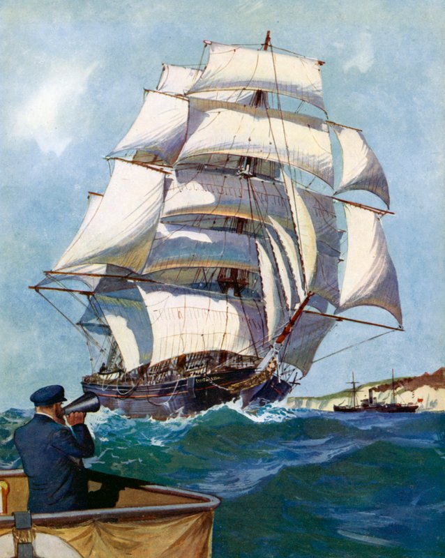 中国快船 "Cutty Sark "号（彩色印刷版） 作者 英语学校