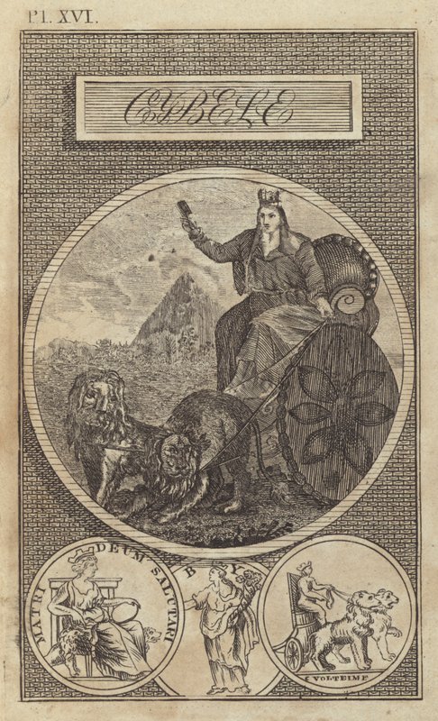 塞贝勒（Cybele），古代安纳托利亚、希腊和罗马的大地女神（雕刻）。 作者 英语学校