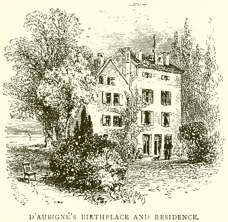 DAubignes出生地和居住地 作者 英语学校