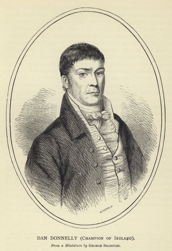 Dan Donnelly，爱尔兰冠军，来自George Sharples的微缩模型 作者 英语学校