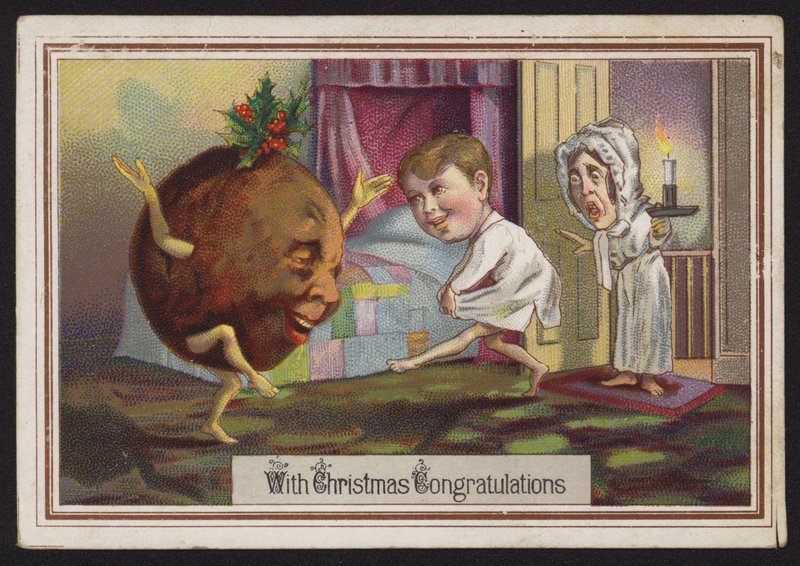 Dancing Christmas pudding (chromolitho) 作者 英语学校
