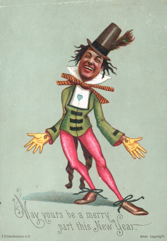 Dandy Man，新年卡 作者 英语学校