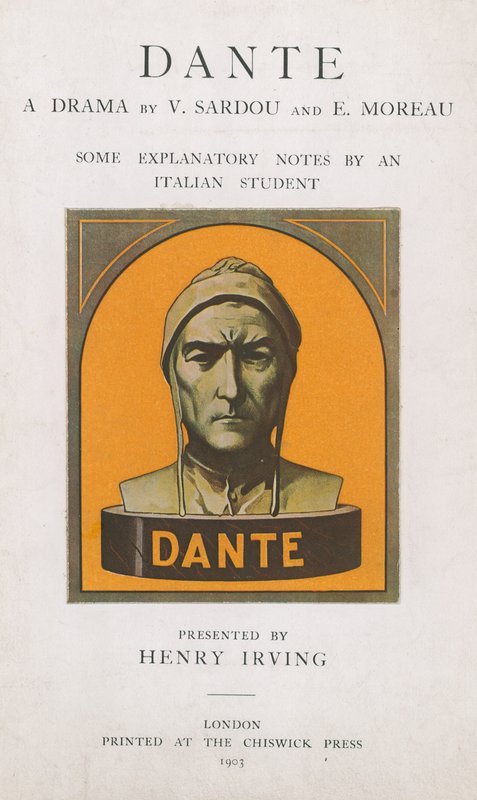 V Sardou和E Moreau的Dante A Drama，意大利学生的一些解释性说明 作者 英语学校