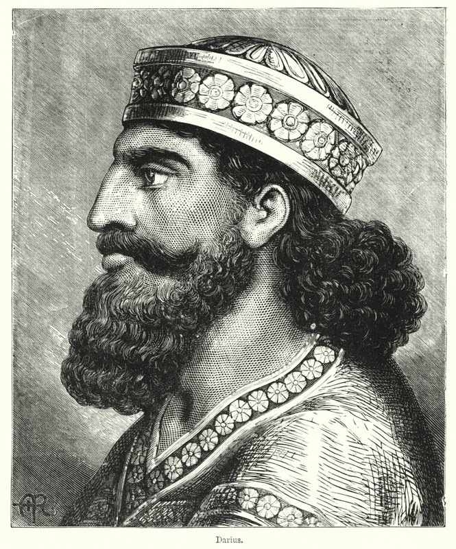 Darius (engraving) 作者 英语学校