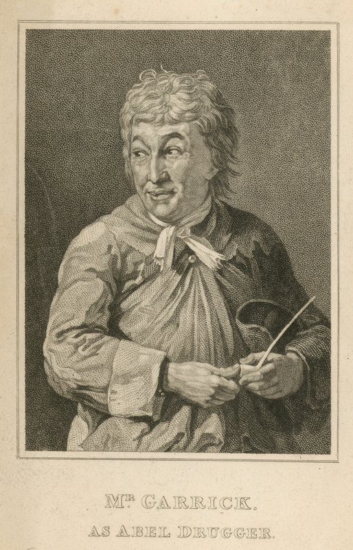 演员David Garrick饰演Abel Drugger 作者 英语学校