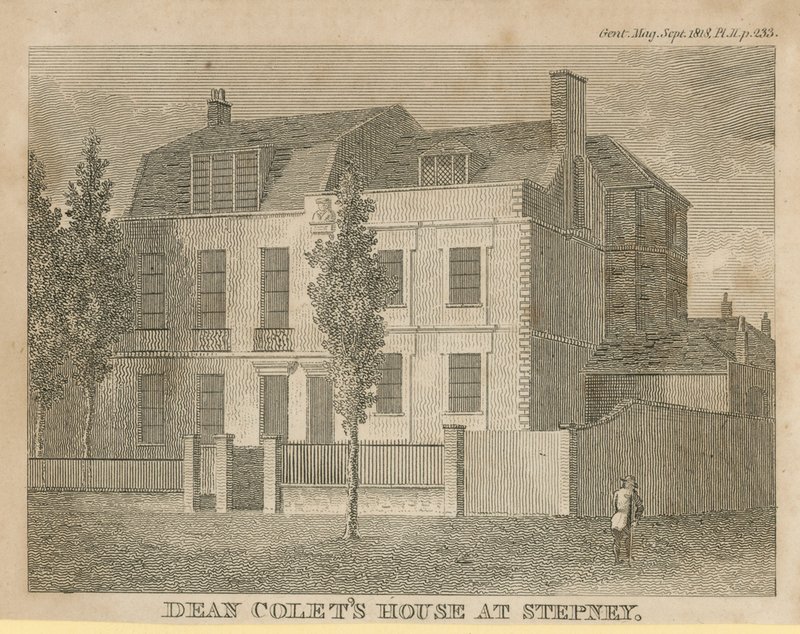 Stepney的Dean Colets House 作者 英语学校