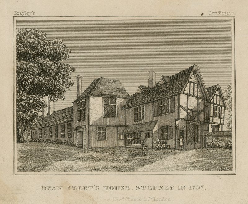 Stepney的Dean Colets House 作者 英语学校