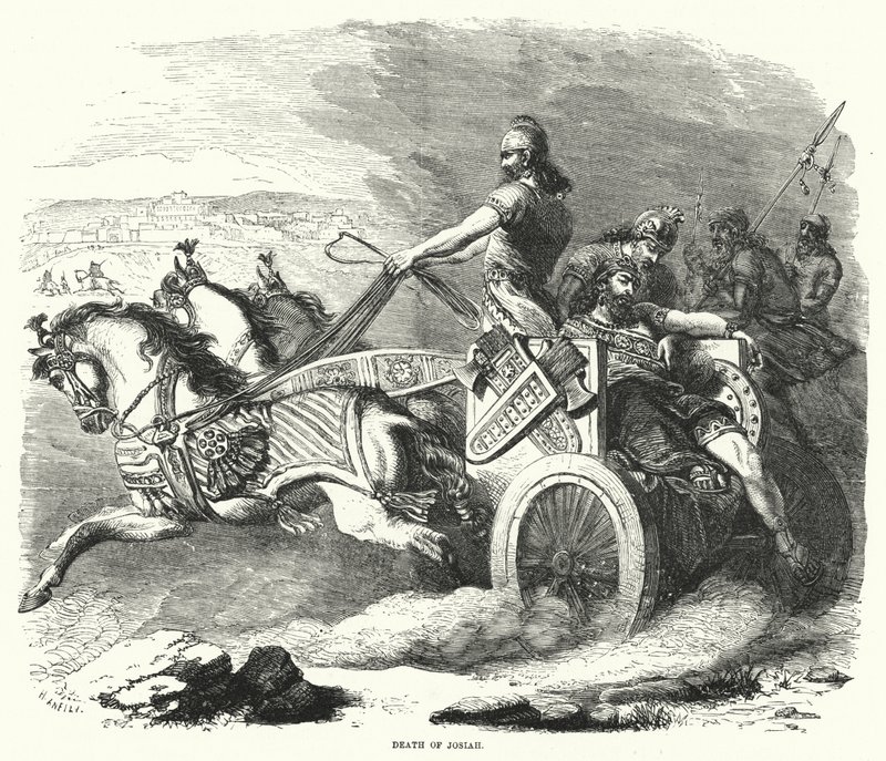 Death of Josiah (engraving) 作者 英语学校