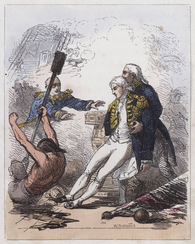 Death of Lord Nelson (coloured engraving) 作者 英语学校