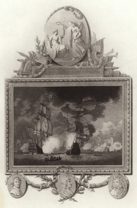 1665年6月3日击败荷兰舰队 作者 英语学校