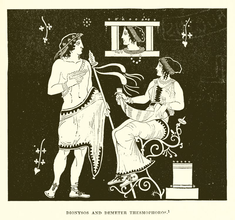 Dionysos和Demeter Thesmophoros 作者 英语学校
