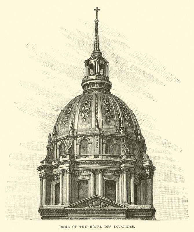 Hotel des Invalides酒店的圆顶 作者 英语学校
