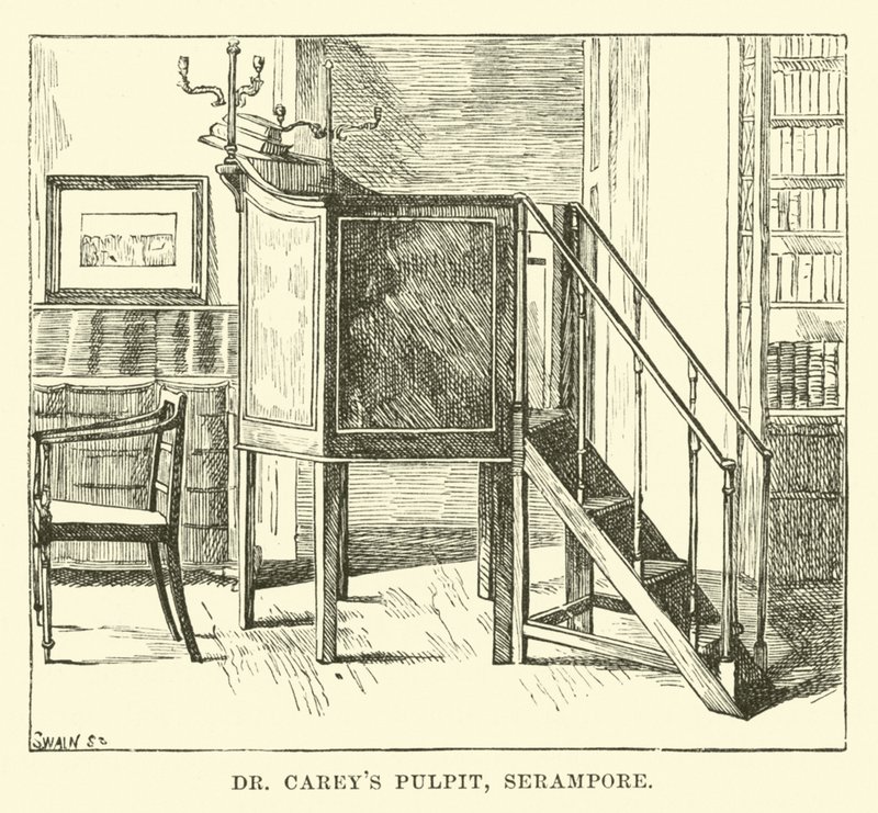Carera Pulpit博士，Serampore 作者 英语学校