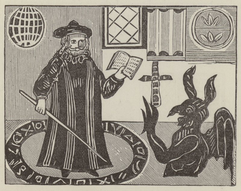 约翰-浮士德博士（雕版画 作者 英语学校