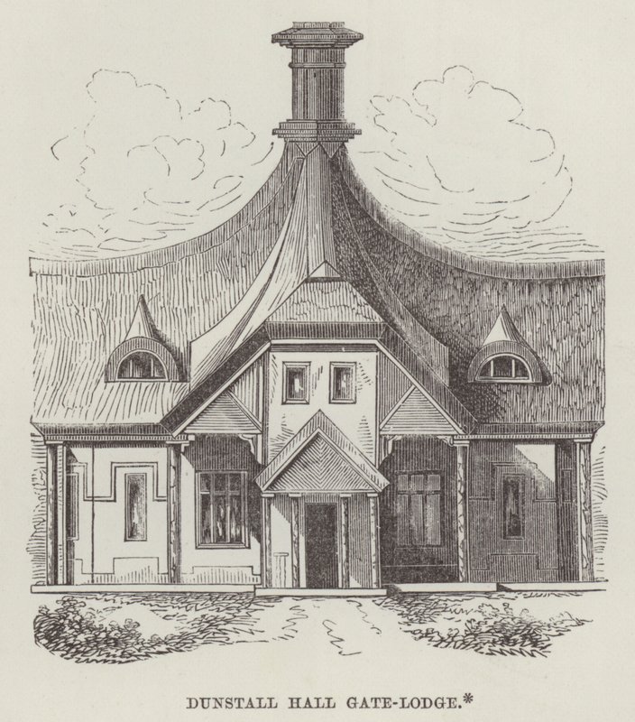 Dunstall Hall Gate-Lodge (engraving) 作者 英语学校