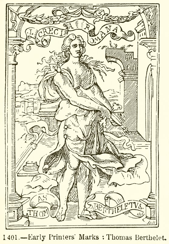 早期印刷商标记：Thomas Berthelet 作者 英语学校