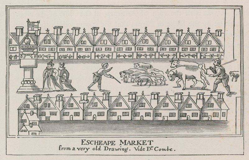 Eastcheap，大约1598年 作者 英语学校
