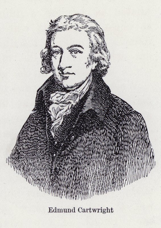 埃德蒙-卡特赖特（Edmund Cartwright），英国动力织机的发明者（litho）。 作者 英语学校