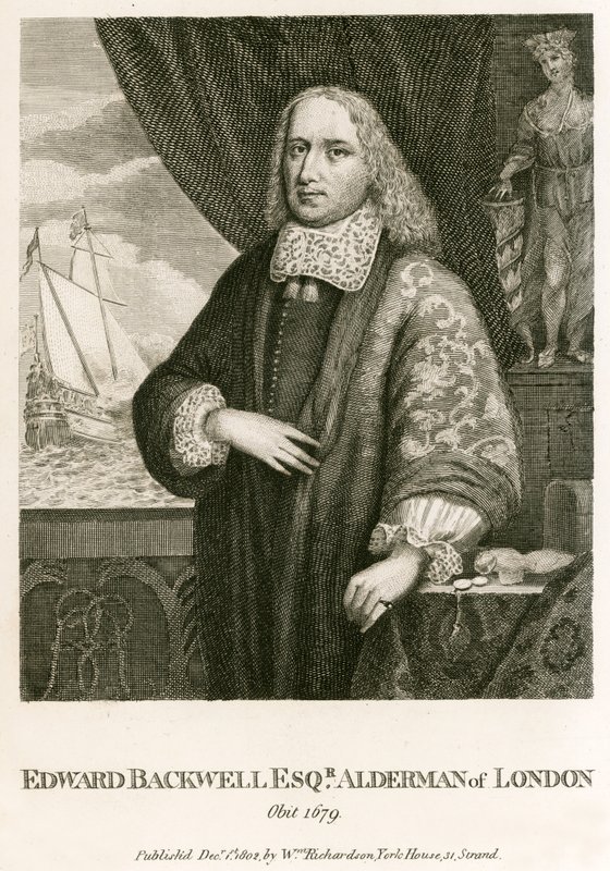 Edward Backwell，伦敦的Alderman 作者 英语学校