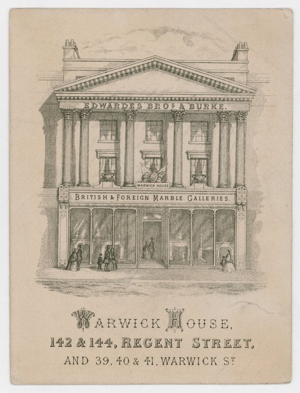 贸易卡Edwardes Brothers＆Burke 作者 英语学校