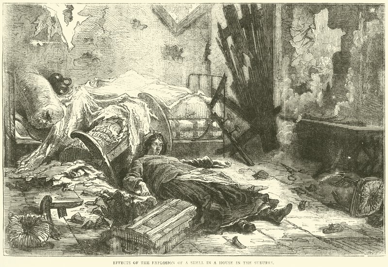 1871年5月，郊区房屋内爆炸的影响 作者 英语学校