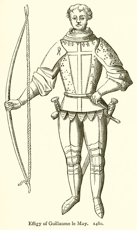 Guillaume le May的肖像画。 1480 作者 英语学校